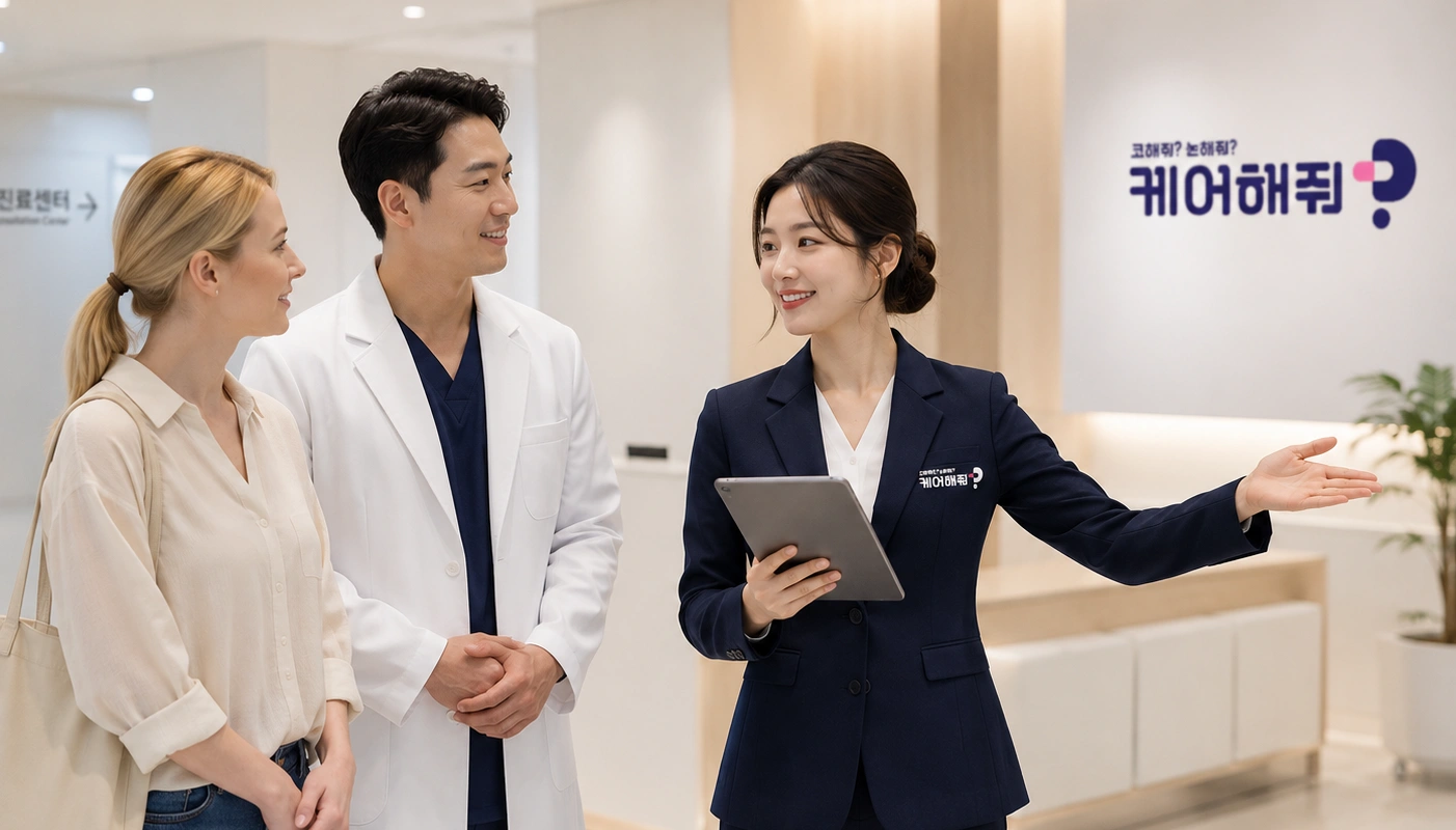 환자와 병원을 위한 통역 서비스(*AI 활용 이미지)