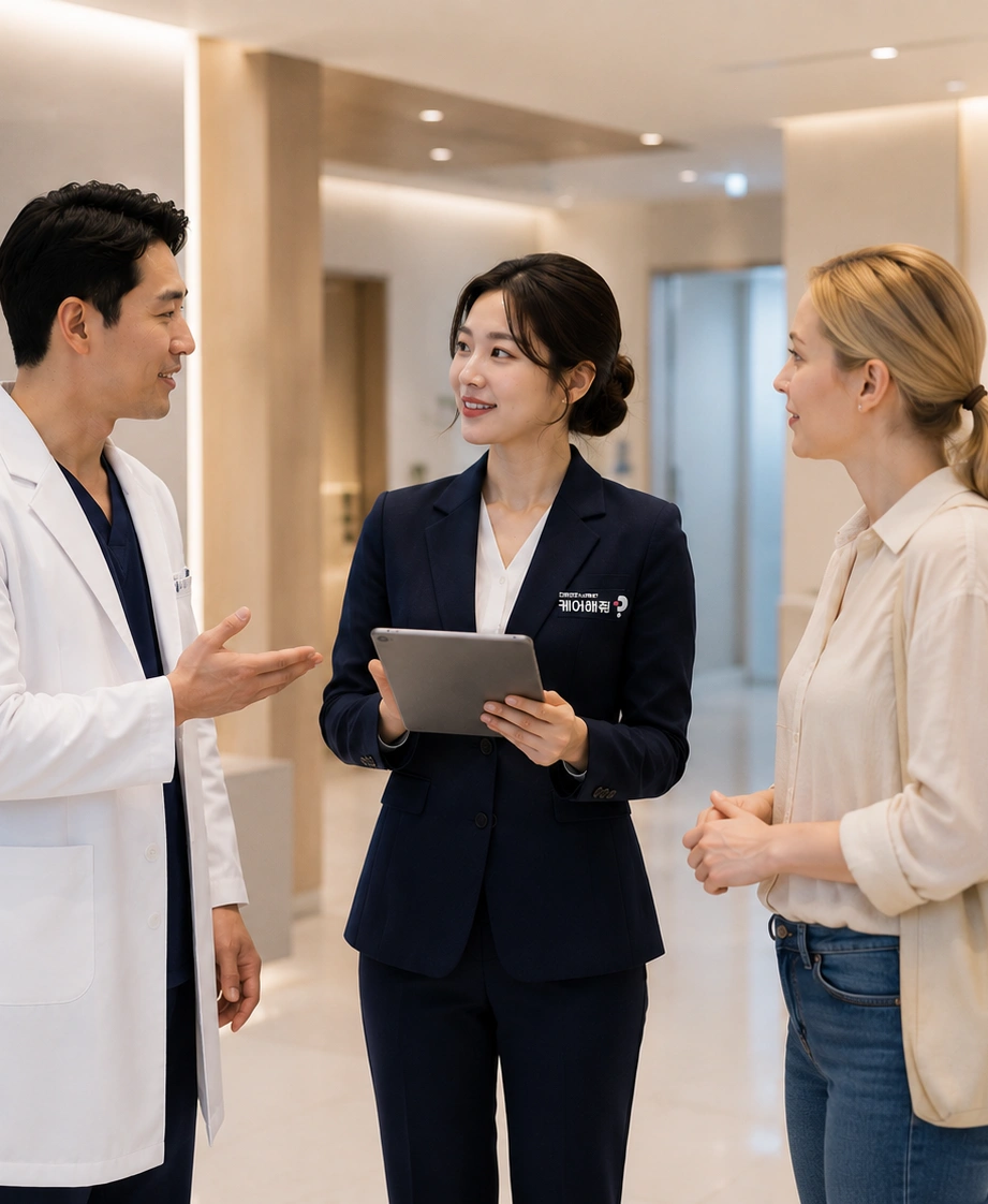 환자와 함께하는 의료 통역사